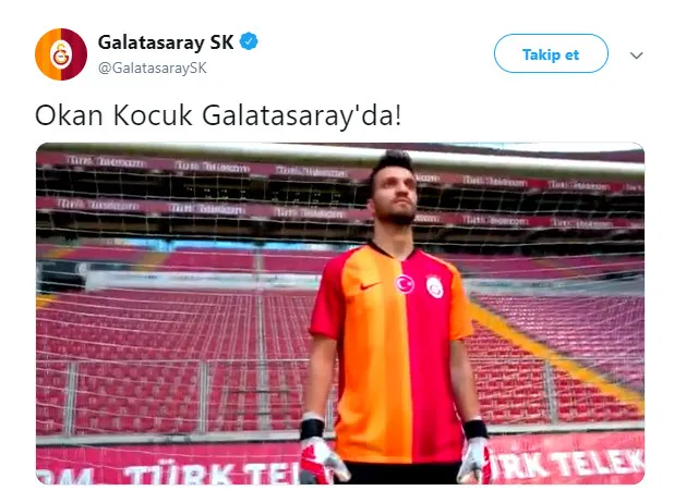 Galatasaray yeni kalecisini açıkladı