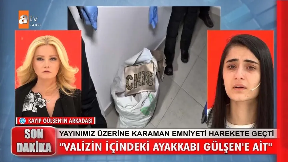 Müge Anlı’daki Gülşen Caymaz olayında bulunan valiz ekipleri harekete geçirdi