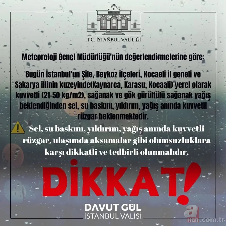 Meteoroloji’den çifte uyarı: Fırtına ve sağanak bir arada! İstanbul, Adana, Rize, Hatay... 10 il için sarı alarm verildi 2