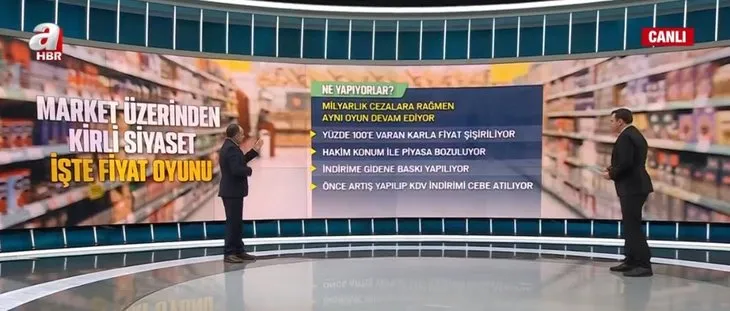 Market üzerinden kirli siyaset! Muhalefetle birlikte mi hareket ediyorlar? İşte fiyat oyununun perde arkası