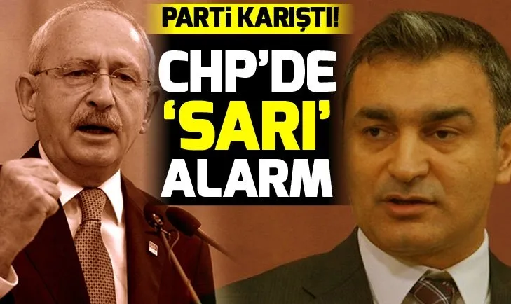 CHPde Sarı alarm