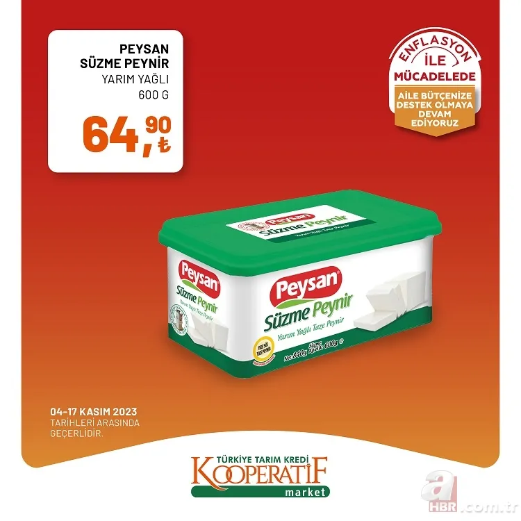 Tarım Kredi Market indirim yarın sona eriyor! 40'lı tuvalet kağıdı 154,90 TL, Çay 89 TL, 100'lü peçete 13,90 TL ve pilavlık bulgur 48,90 TL'den satışa sunuyor 6