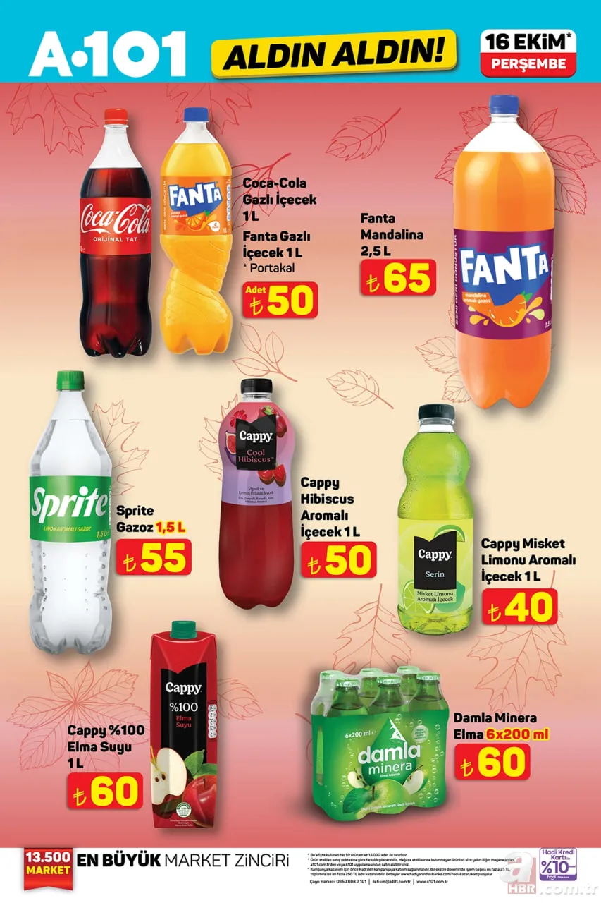 16 EKİM A101 AKTÜEL KATALOG: Sepetler dolup taşacak: Şemsiye 219 TL, ikiz balık tavası 499 TL, ev terliği 75 TL 5