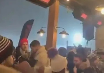 Son dakika: Uludağ'da skandal parti! Görüntüler tepki çekti