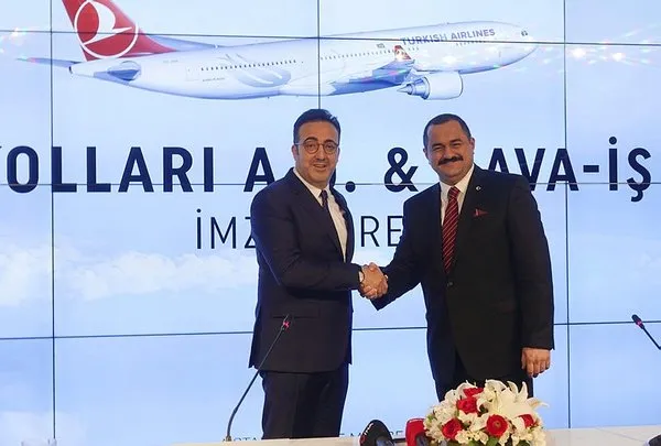 THY ve Hava-İş Sendikası toplu iş sözleşmesi imzaladı: Çalışanlarımıza hayırlı olsun