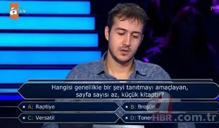 Milyoner'de heyecan dolu anlar! Duhan Başar Ahmedoğlu 1 milyon TL'lik soruyu açtırdı | İşte o sorunun cevabı 14
