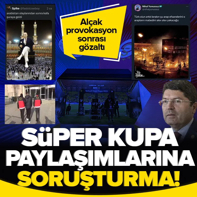 Süper Kupa paylaşımlarına soruşturma