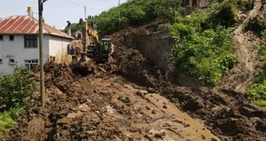 Trabzon’da heyelan dehşeti!