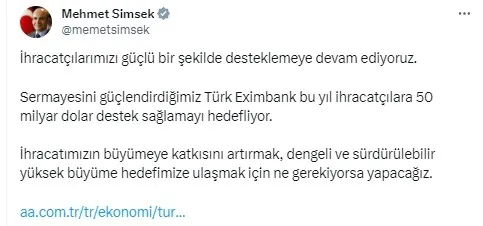 turk-eximbanktan-ihracatcilara-50-milyar-dolarlik-destek-bakan-mehmet-simsek-hedefimize-ulasmak-icin-ne-gereki-1706701505797.jpg Türk Eximbank'tan ihracatçılara 50 milyar dolarlık destek! Bakan Mehmet Şimşek: Hedefimize ulaşmak için ne gerekiyorsa yapacağız - 5