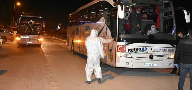 Fransa’dan gelen 143 kişi Kırıkkale’deki yurda yerleştirildi