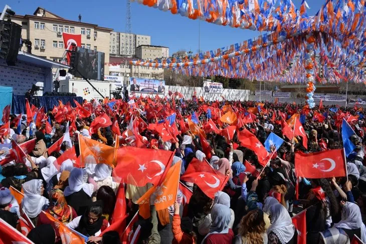 Başkan Erdoğan'a Şırnak'ta sevgi seli