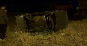 Erzincan’da kaza yapan otomobil takla attı: 1 yaralı