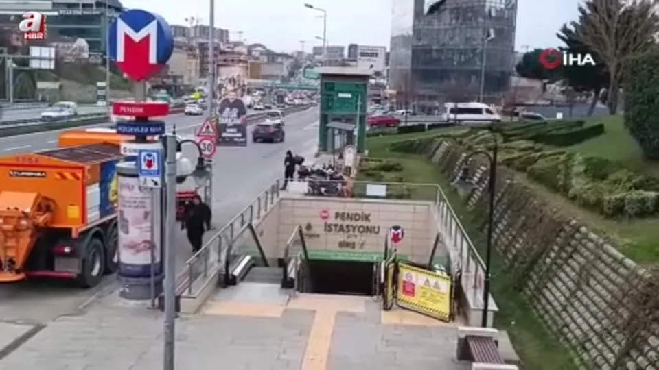 Pendik Metro İstasyonu’nda facia!