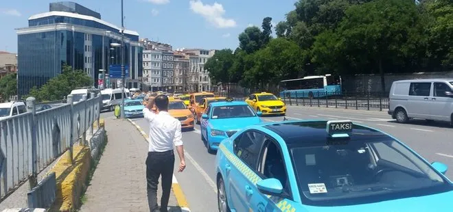 Taksicilerin İmamoğlu öfkesi! Tarlabaşı’nda toplanıp konvoy halinde CHP İl Başkanlığına gitti