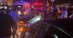 Sakarya’da iki otomobil çarpıştı: 5 yaralı