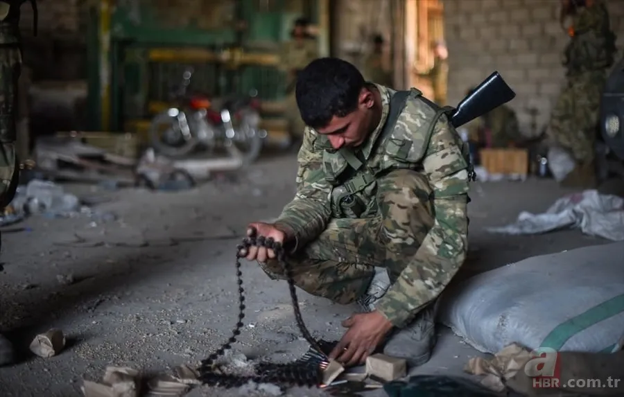 Terör örgütü PYD, Tel Abyad'ı silah deposuna çevirmiş! İşte Barış Pınarı Harekatı'ndan kritik fotoğraflar... 9