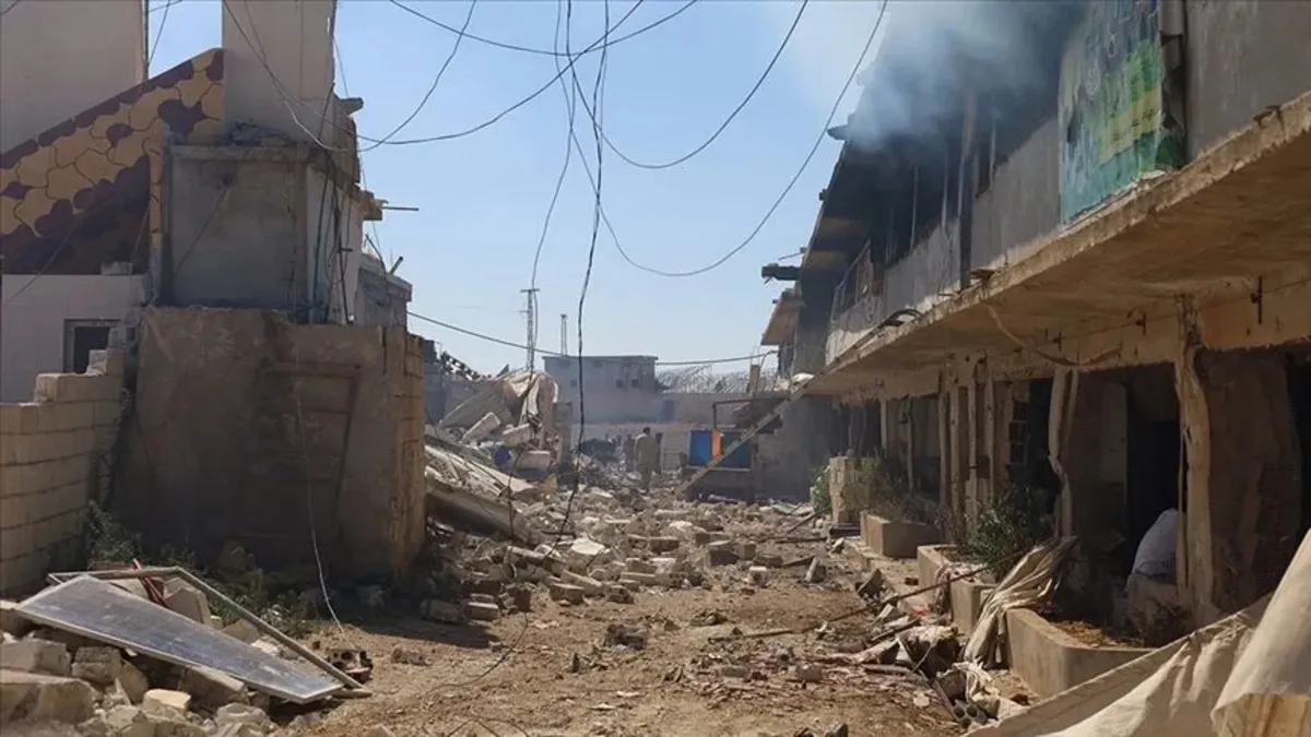 Suriye'nin Halep ilinde patlama sesleri! Mühimmat deposu hedef alındı