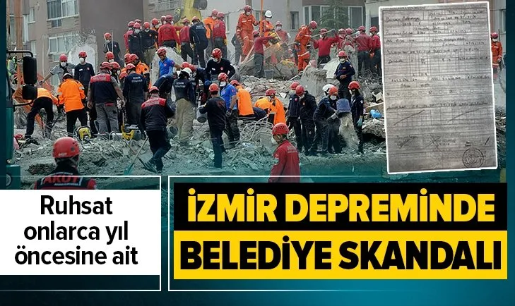 İzmir depreminde 7 kişinin hayatını kaybettiği Rıza Bey Apartmanı’nın ruhsatı 27 senelik! Bayraklı Belediyesi 8 sene buyunca...