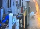 Dehşet anı kamerada! Ölüm kustu