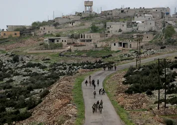 Afrin'e havadan bildiri atıldı