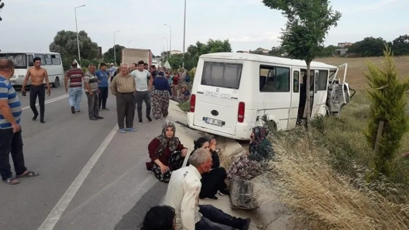 Canakkale De Kaza 17 Kisi Yaralandi