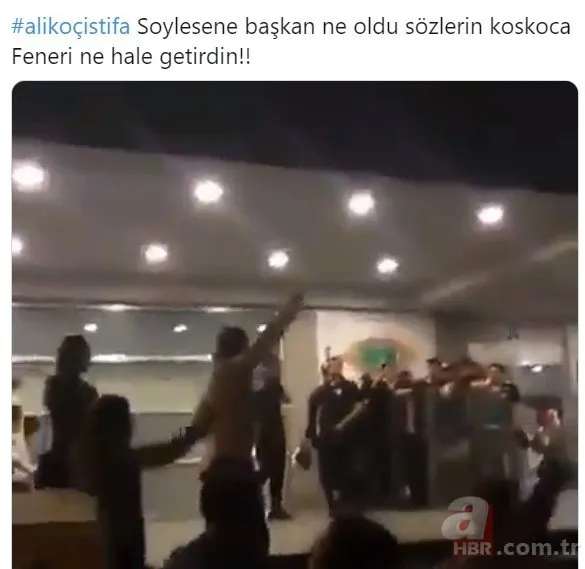 Fenerbahçe taraftarından Ali Koç’a istifa çağrısı