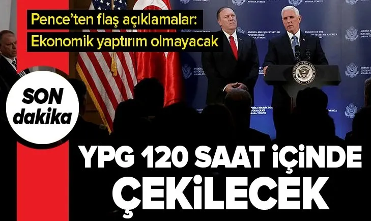 Mike Pence'ten flaş açıklamalar