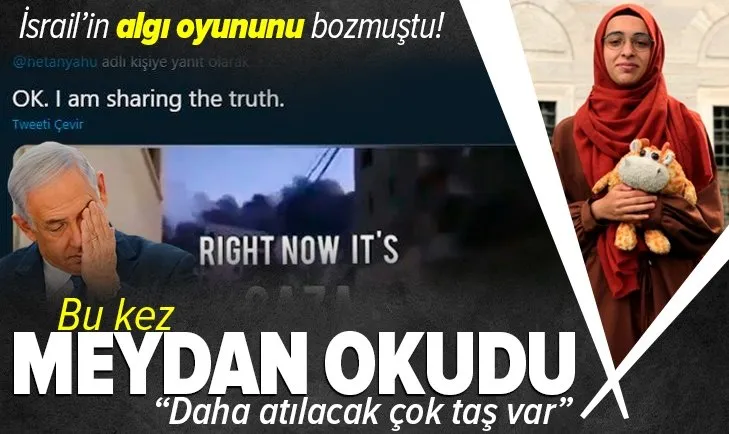 İsrail Başbakanı Netanyahu’nun algı oyununu bozan Zeynep Hilal Demirci konuştu: Daha paylaşılacak çok gerçek var