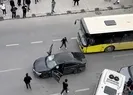 İETT otobüsü kaza yaptı! Sürücü sinir krizi geçirdi