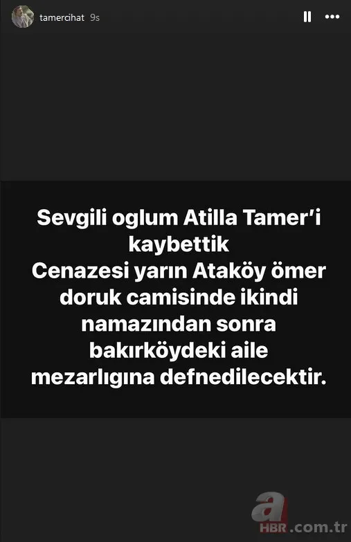 Usta oyuncunun acı günü! Cihat Tamer'in oğlu Atilla Tamer 57 yaşında vefat etti 6
