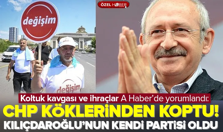 CHP’deki koltuk kavgası ve ihraçlar A Haber’de!