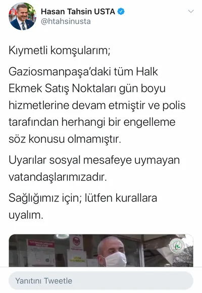 CHP’li İBB’nin ekmek yalanına Gaziosmanpaşa Belediye Başkanı ve büfe sahiplerinden cevap