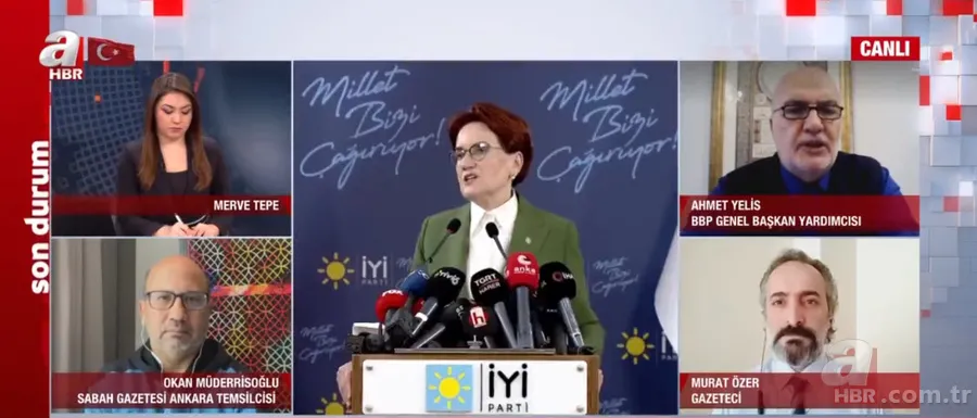 Meral Akşener 6’lı koalisyonu neden dağıttı? B planı mıydı? İYİ Parti yerine HDP mi? Canlı yayında çarpıcı değerlendirme 23