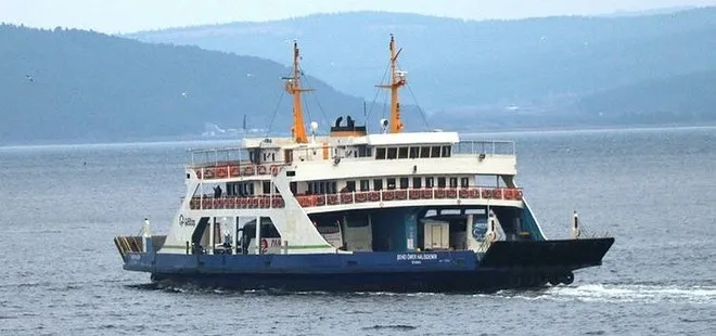 Kuzey Ege ve Güney Marmara'da feribot seferlerine fırtına engeli