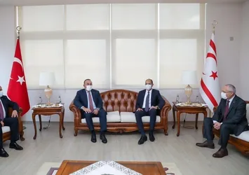 Dışişleri Bakanı Mevlüt Çavuşoğlu KKTC'de