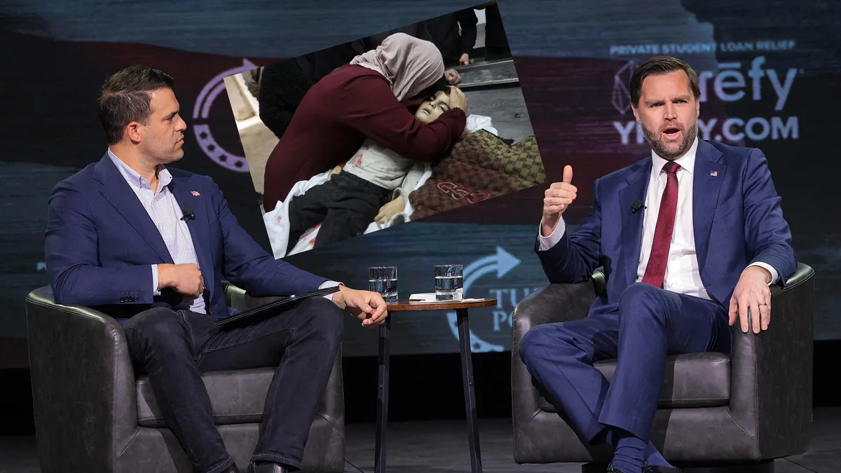 ABD Başkan Yardımcısı Vance’in zor anları! "Soykırım yapıyorsunuz" çığlığı salonu inletti!