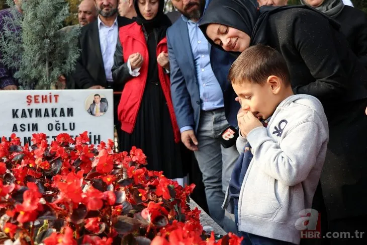 Şehit Kaymakam Muhammed Fatih Safitürk, mezarı başında anıldı