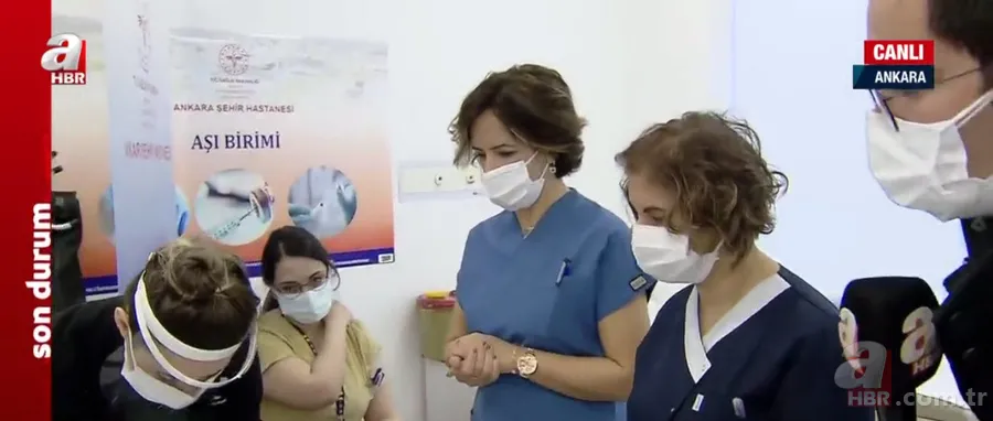 Salgınla mücadelede tarihi gün! A Haber aşı odalarında 16