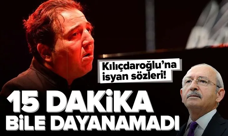 Fazıl Say Kemal Kılıçdaroğlu’na isyan etti! ’’15 dakikadır…”