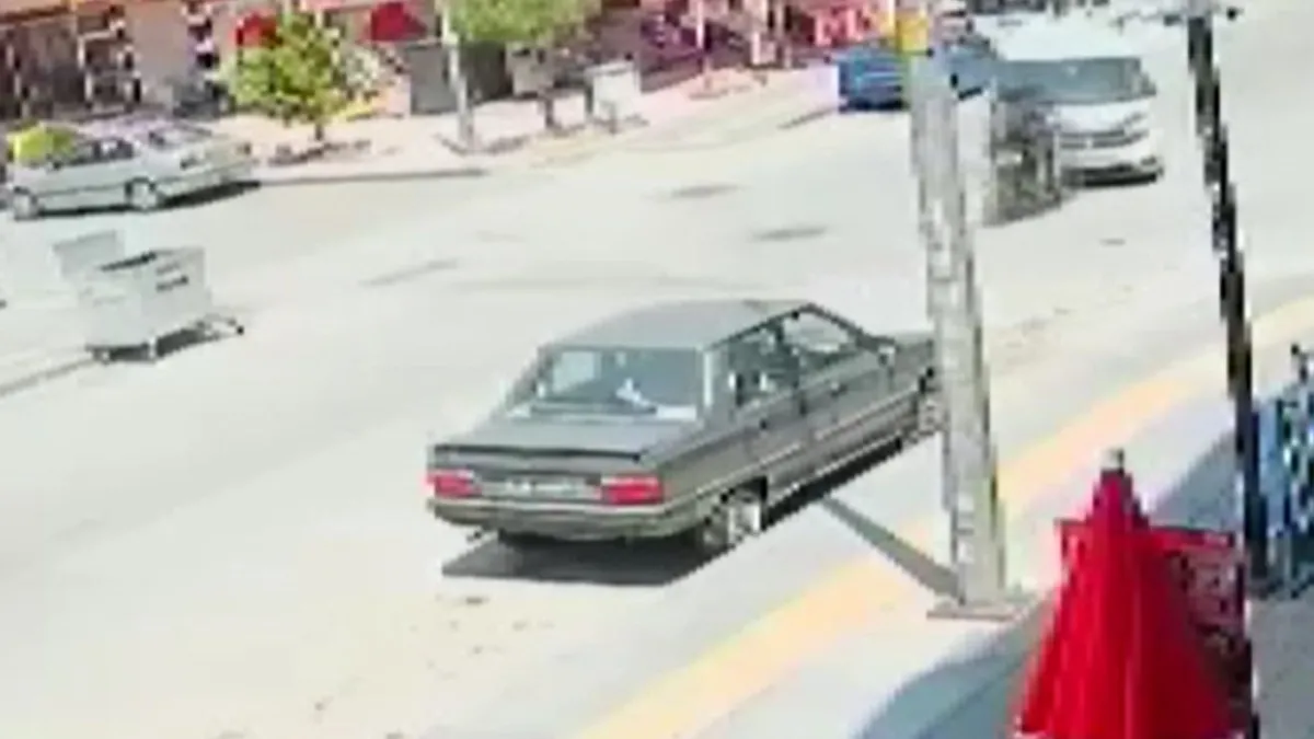 Mamak’ta kafa kafaya çarpışma: 1 yaralı