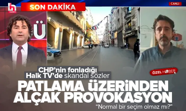 İstiklal’deki patlama sonrası Halk TV’de skandal