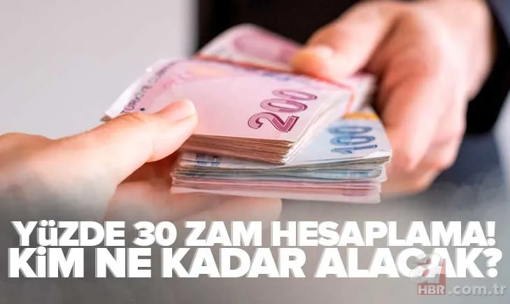 %30 zamlı maaş hesaplama: SSK, Bağ-Kur emekli ve memur maaşı ne kadar oldu? Kim ne kadar alacak? 4A, 4B, 4C 2023 Ocak zammı! 1