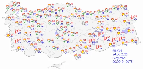 1624288256121.png Meteoroloji Genel Müdürlüğünden çok sayıda il için son dakika sağanak yağış uyarısı! İstanbul Ankara İzmir'de hava nasıl olacak? - 6