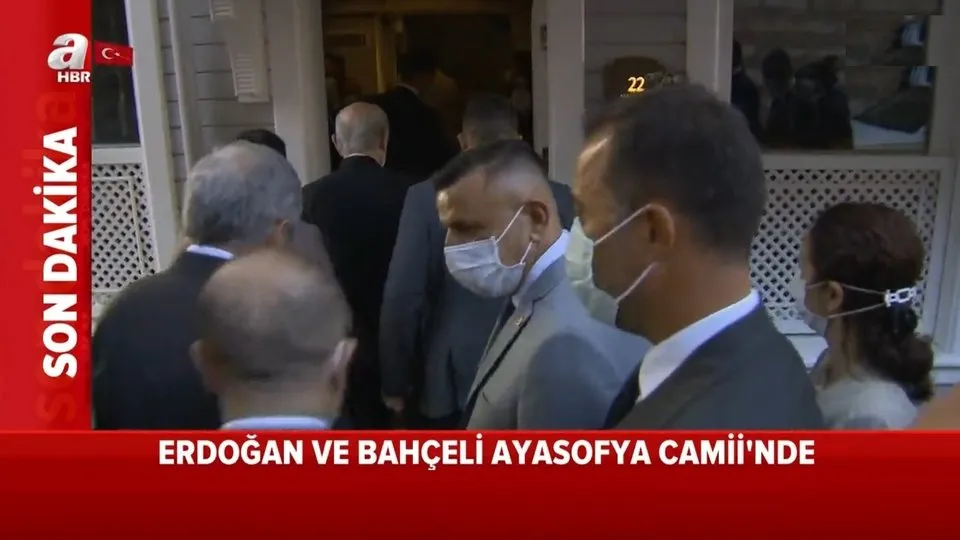 MHP Lider Bahçeli Ayasofya Camii'nde... - AHaber Son Dakika Video İzle