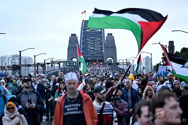 Sydney’de 90 bin kişi İsrail’in Gazze’ye saldırılarını protesto etti: “Soykırım durmalı” 2