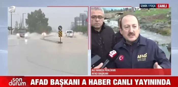 İzmir Foça’yı sel vurdu! 70 yaşındaki Bülent Kaptanoğlu her yerde aranıyor! AFAD Başkanı Pehlivan A Haber’de
