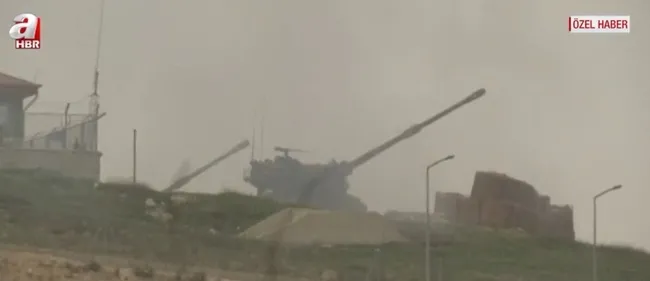 A Haber Münbiç’te terör mevzilerini görüntüledi! Teröristler A Haber ekibine ateş açtı