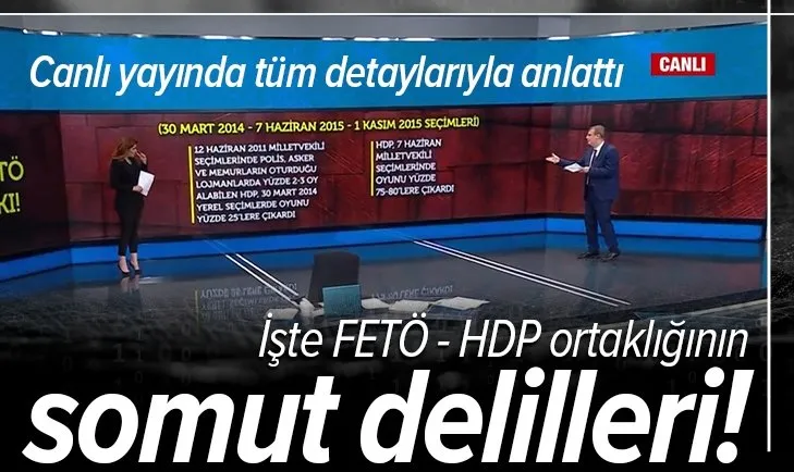 İşte FETÖ'nün 30 Mart 2014, 7 Haziran 2015 ve 1 Kasım 2015 seçimlerinde HDP’ye verdiği açık desteğin delilleri