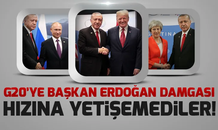 G20ye Başkan Erdoğan damgası