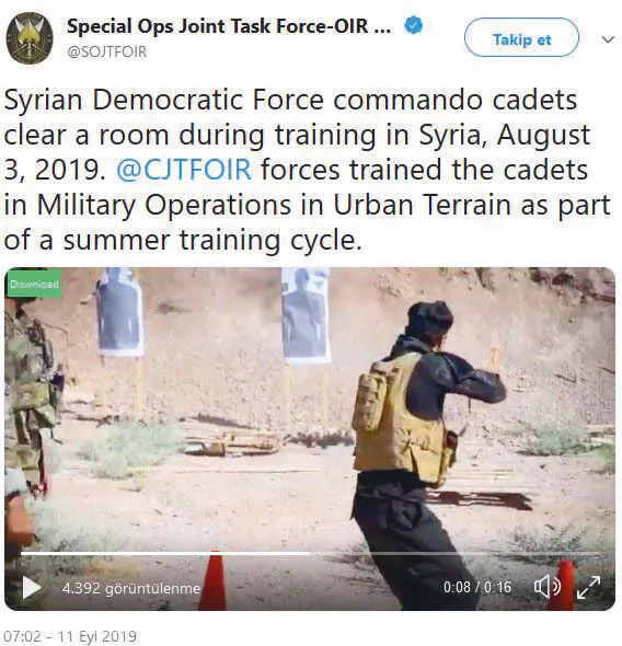 Görüntü paylaştılar! ABD, PKK'ya komando eğitimi veriyor - 1